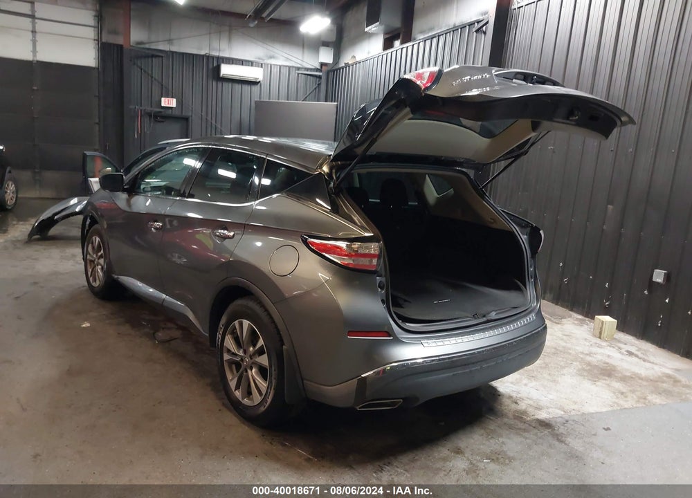 2018 NISSAN MURANO PLATINUM/S/SL/SV VIN: 5N1AZ2MH9JN160187