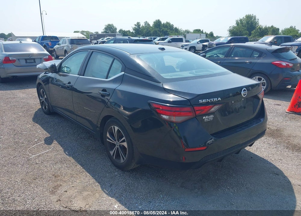 2021 NISSAN SENTRA SV XTRONIC CVT VIN: 3N1AB8CV7MY202336
