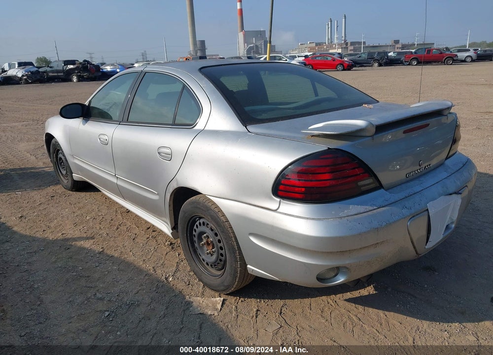 2005 PONTIAC GRAND AM SE VIN: 1G2NE52E25M166988