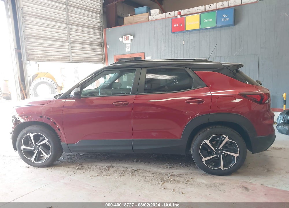 2021 CHEVROLET TRAILBLAZER FWD RS VIN: KL79MTSL1MB117081