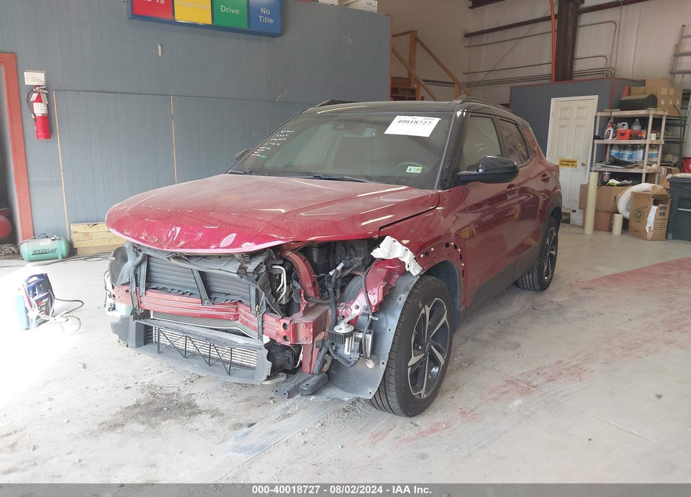 2021 CHEVROLET TRAILBLAZER FWD RS VIN: KL79MTSL1MB117081
