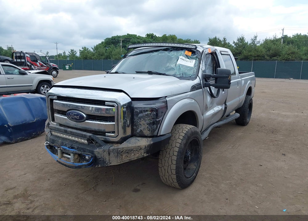 2012 FORD F-250 LARIAT VIN: 1FT7W2BT8CEB73093