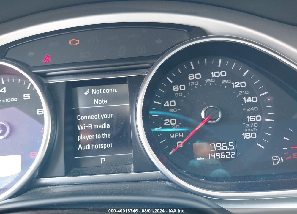 2014 AUDI Q7 3.0T PREMIUM VIN: WA1LGAFE5ED002855
