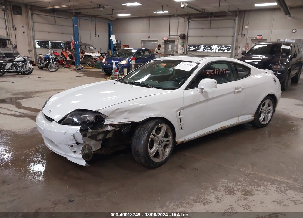 2005 HYUNDAI TIBURON GS VIN: KMHHM65D25U173777