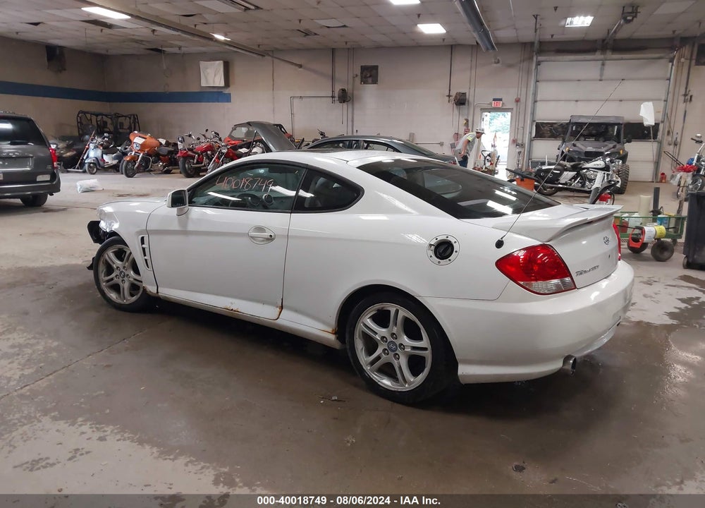 2005 HYUNDAI TIBURON GS VIN: KMHHM65D25U173777