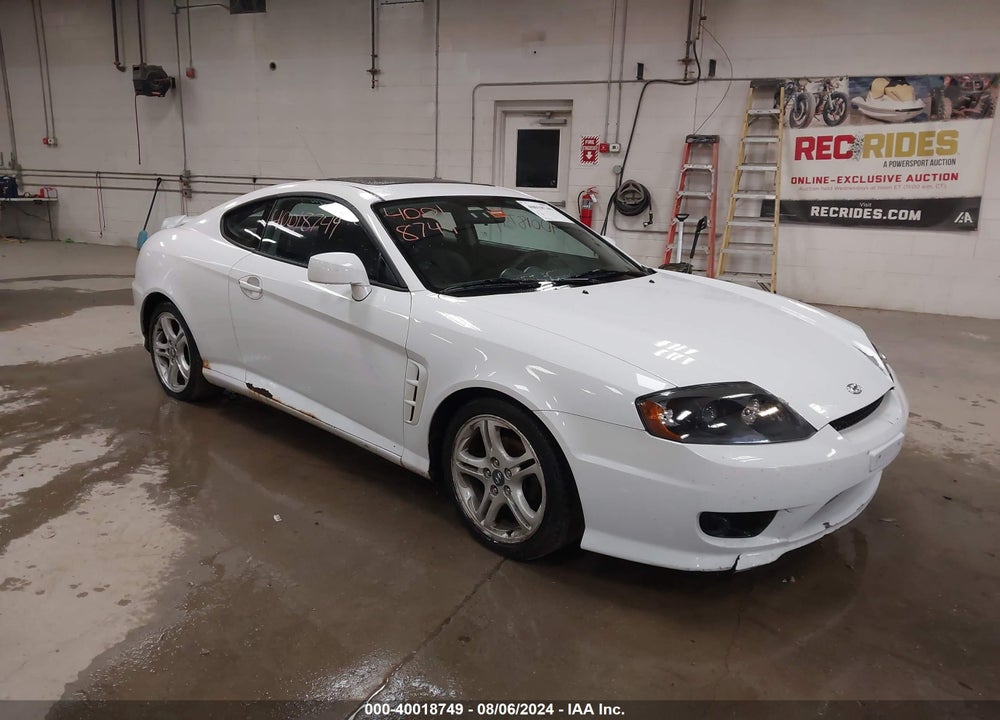 2005 HYUNDAI TIBURON GS VIN: KMHHM65D25U173777