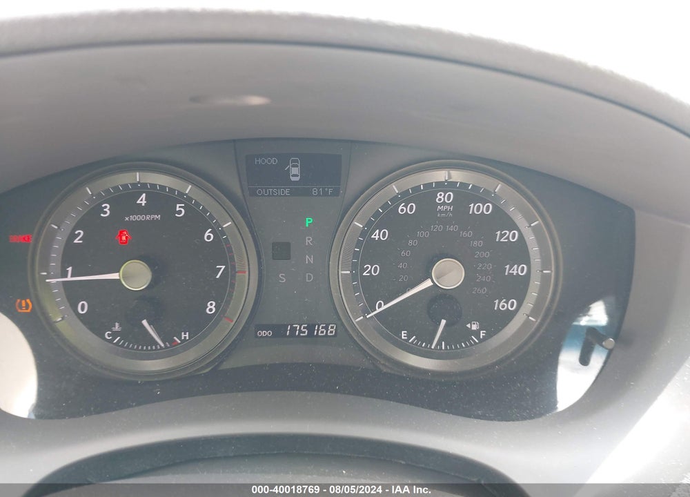 2008 LEXUS ES 350 VIN: JTHBJ46G382185144