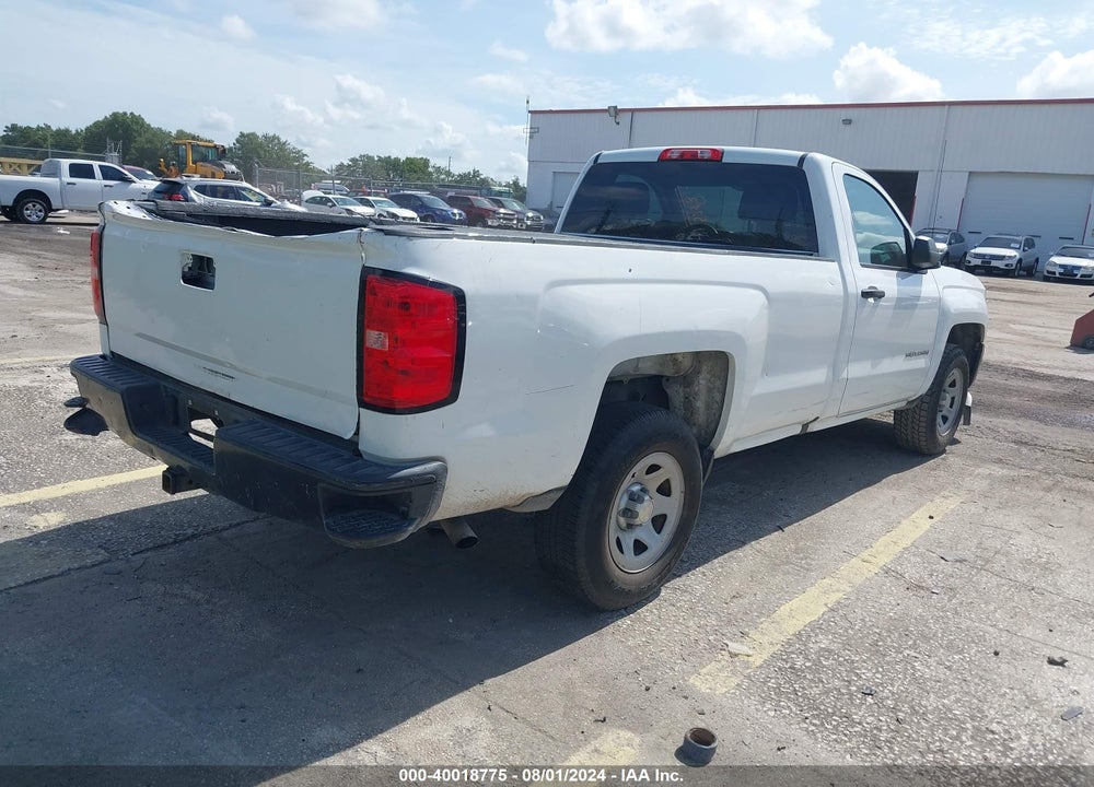2016 CHEVROLET SILVERADO 1500 WT VIN: 1GCNCNEH4GZ397193