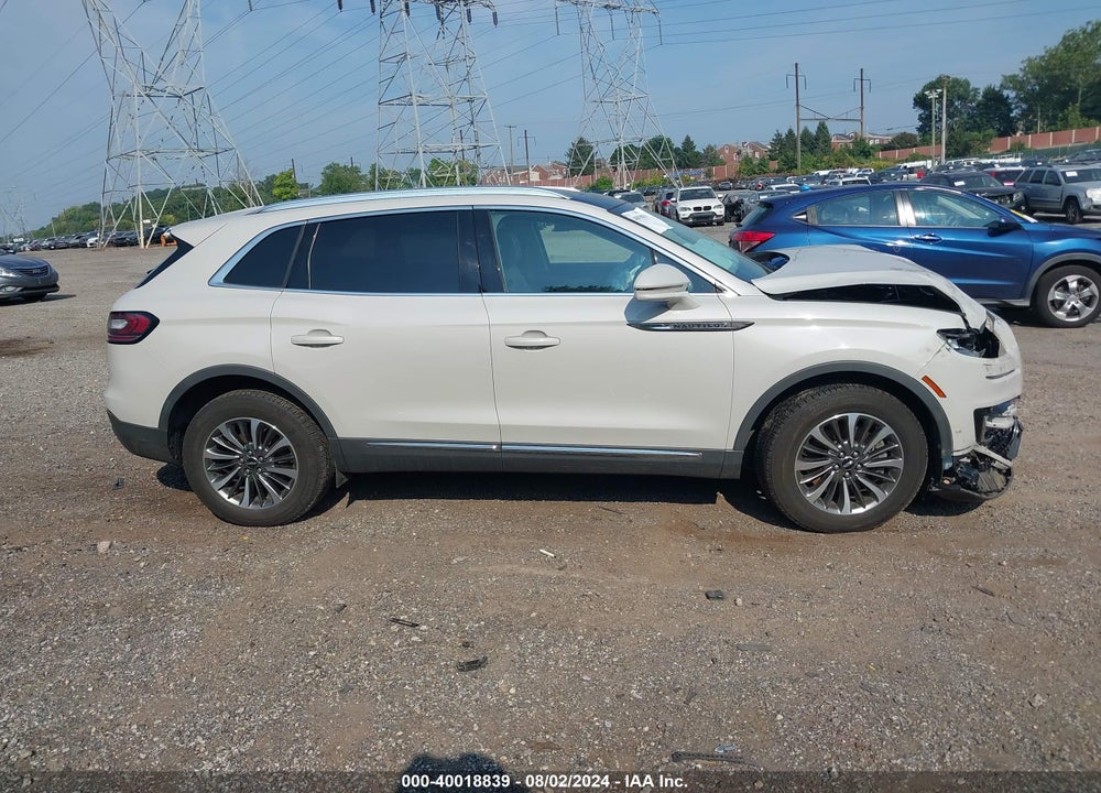 2019 LINCOLN NAUTILUS SELECT VIN: 2LMPJ8K9XKBL21034