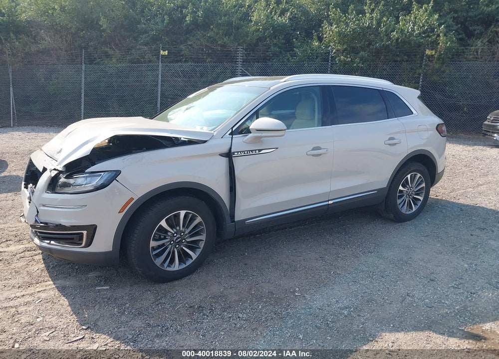 2019 LINCOLN NAUTILUS SELECT VIN: 2LMPJ8K9XKBL21034