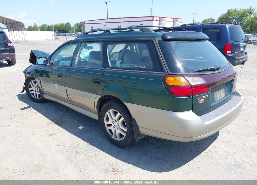 2002 SUBARU OUTBACK VIN: 4S3BH665827650289