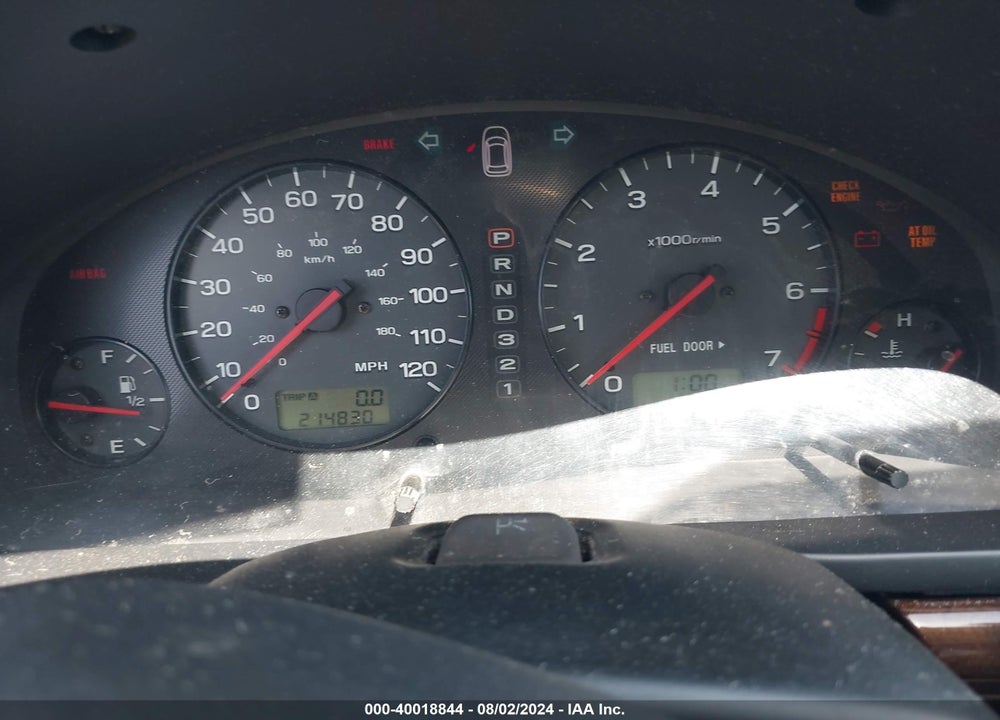 2002 SUBARU OUTBACK VIN: 4S3BH665827650289