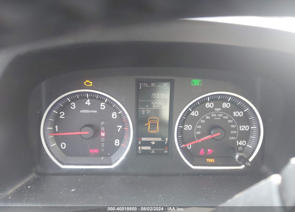 2007 HONDA CR-V EX-L VIN: JHLRE48787C018579
