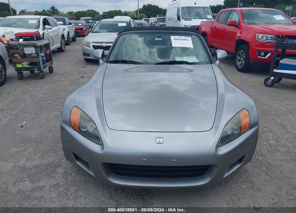 2000 HONDA S2000 VIN: JHMAP1148YT003843