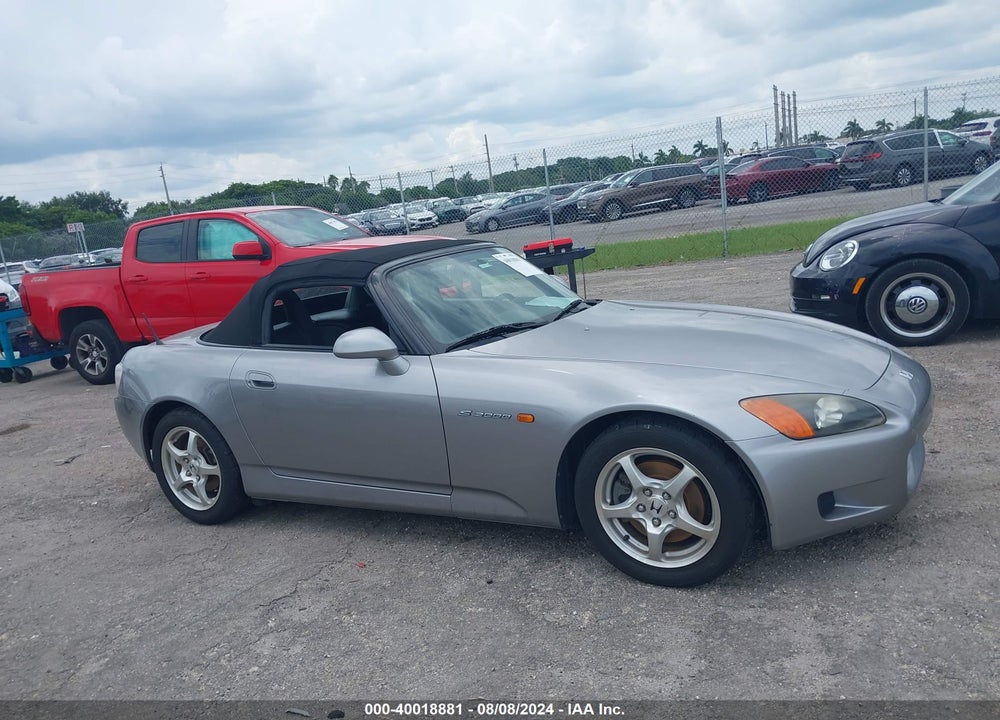 2000 HONDA S2000 VIN: JHMAP1148YT003843