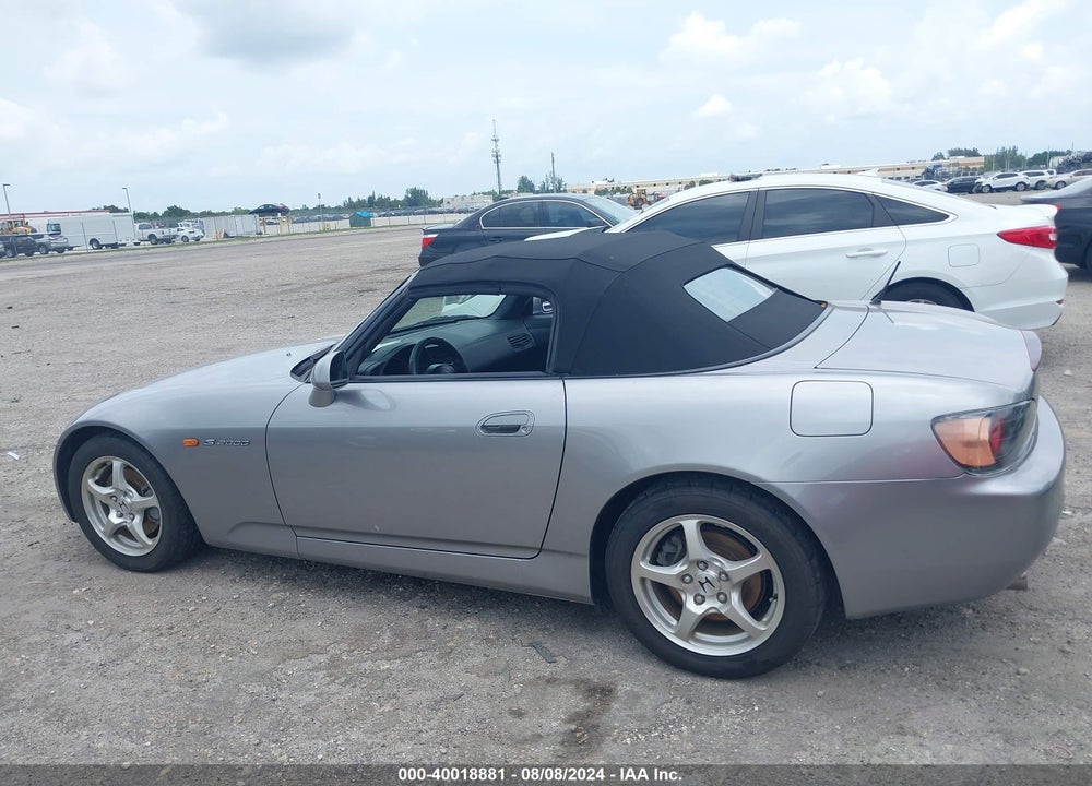 2000 HONDA S2000 VIN: JHMAP1148YT003843