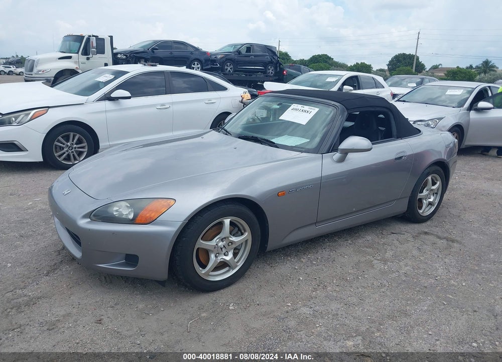 2000 HONDA S2000 VIN: JHMAP1148YT003843