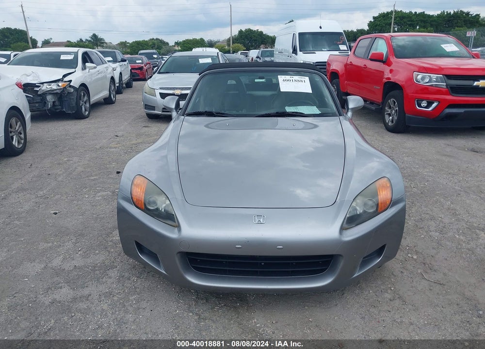 2000 HONDA S2000 VIN: JHMAP1148YT003843