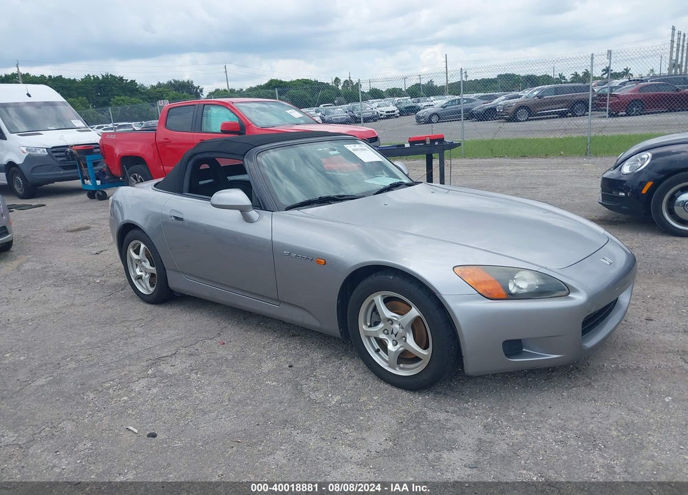 2000 HONDA S2000 VIN: JHMAP1148YT003843
