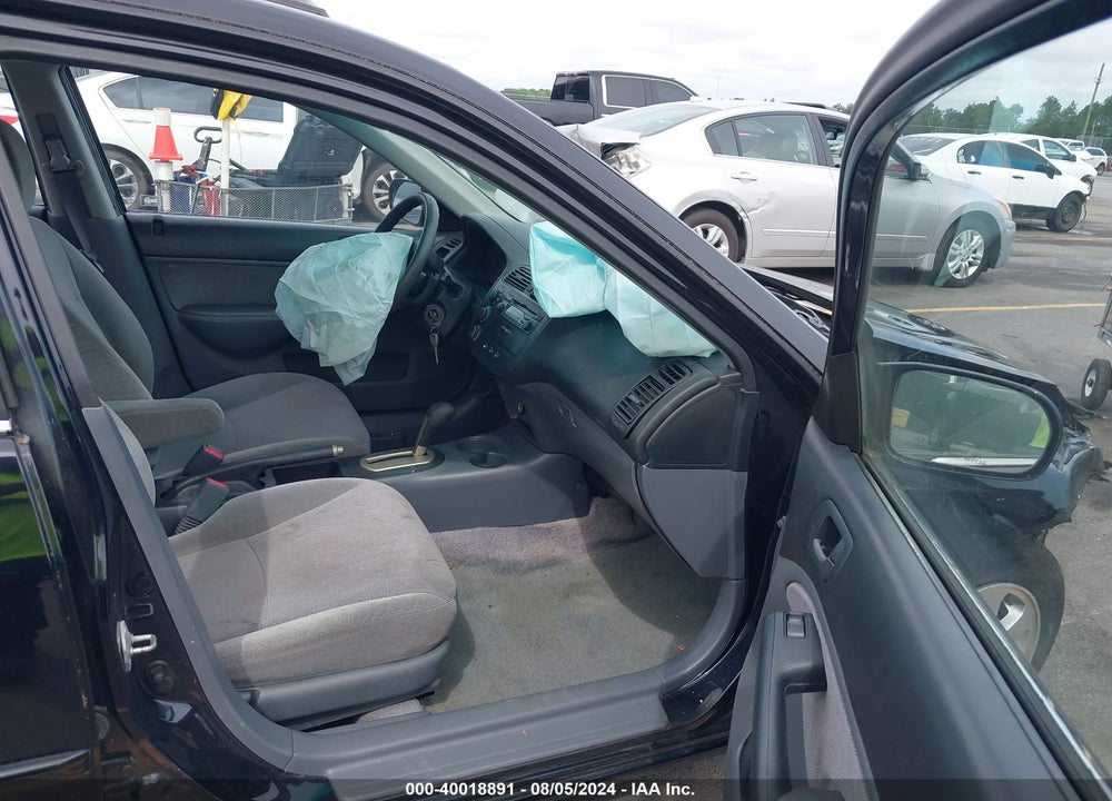 2001 HONDA CIVIC EX VIN: 1HGES26791L060151