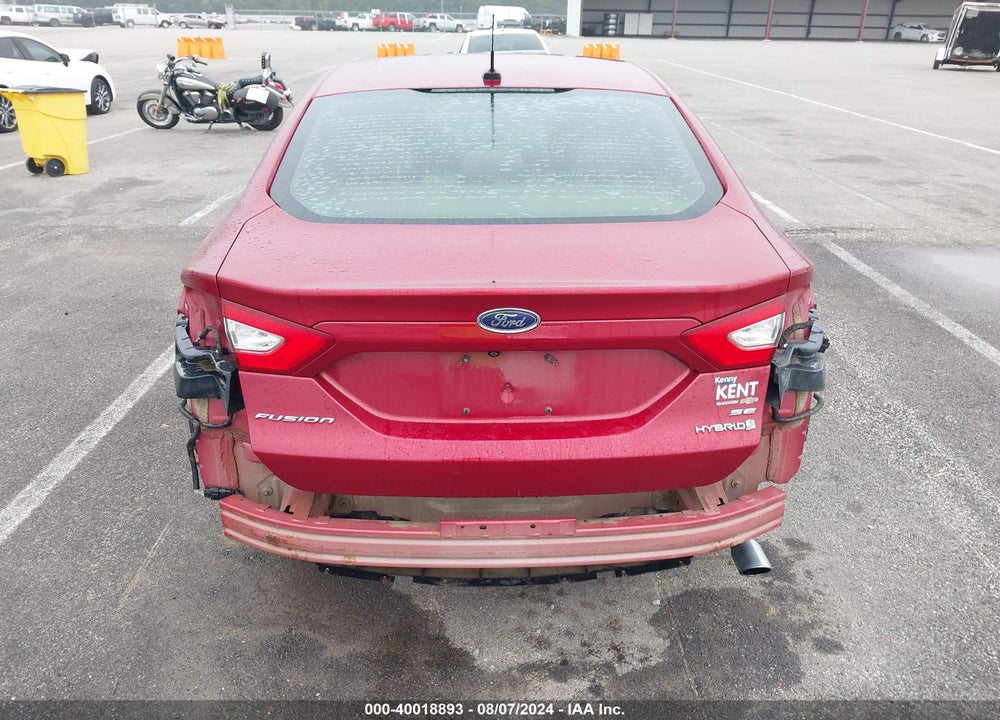 2016 FORD FUSION HYBRID SE VIN: 3FA6P0LUXGR353107