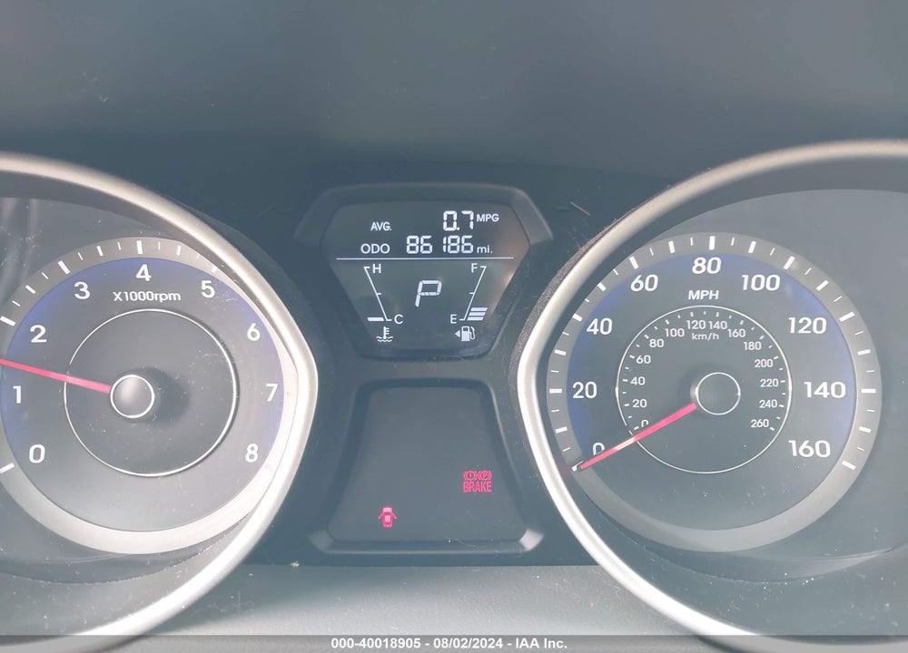 2013 HYUNDAI ELANTRA GLS VIN: KMHDH4AE3DU749879