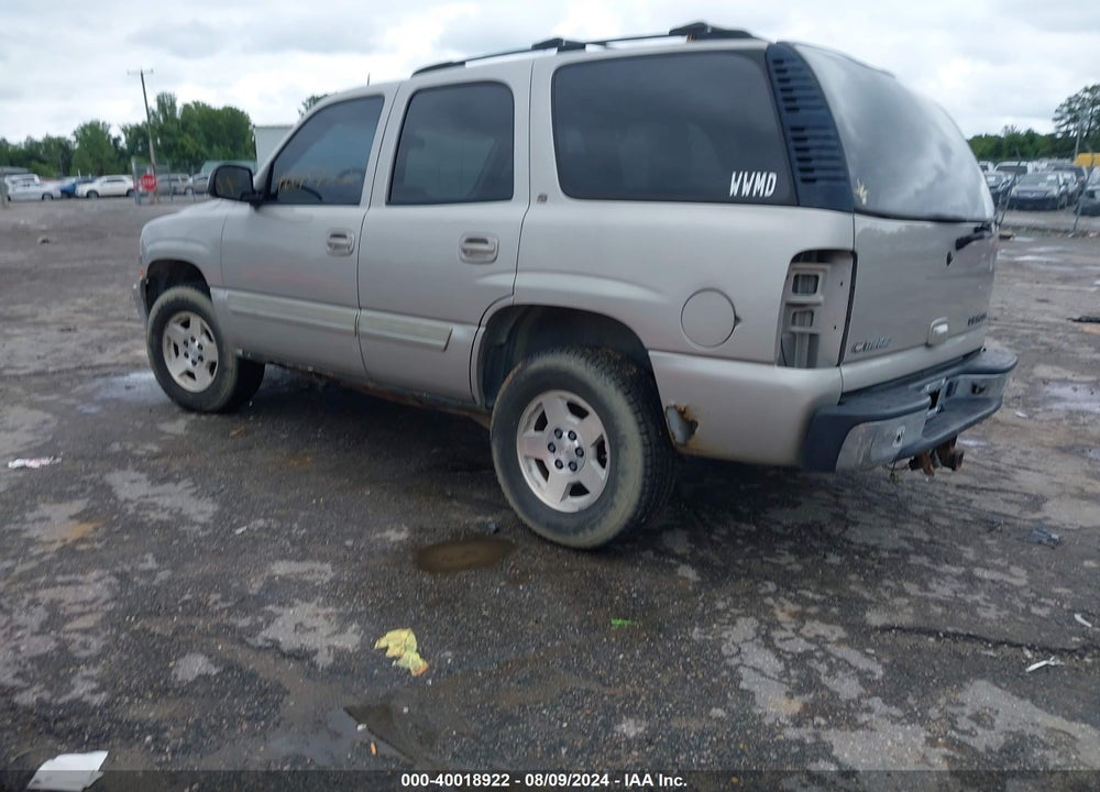 2005 CHEVROLET TAHOE LT VIN: 1GNEK13T35R134054
