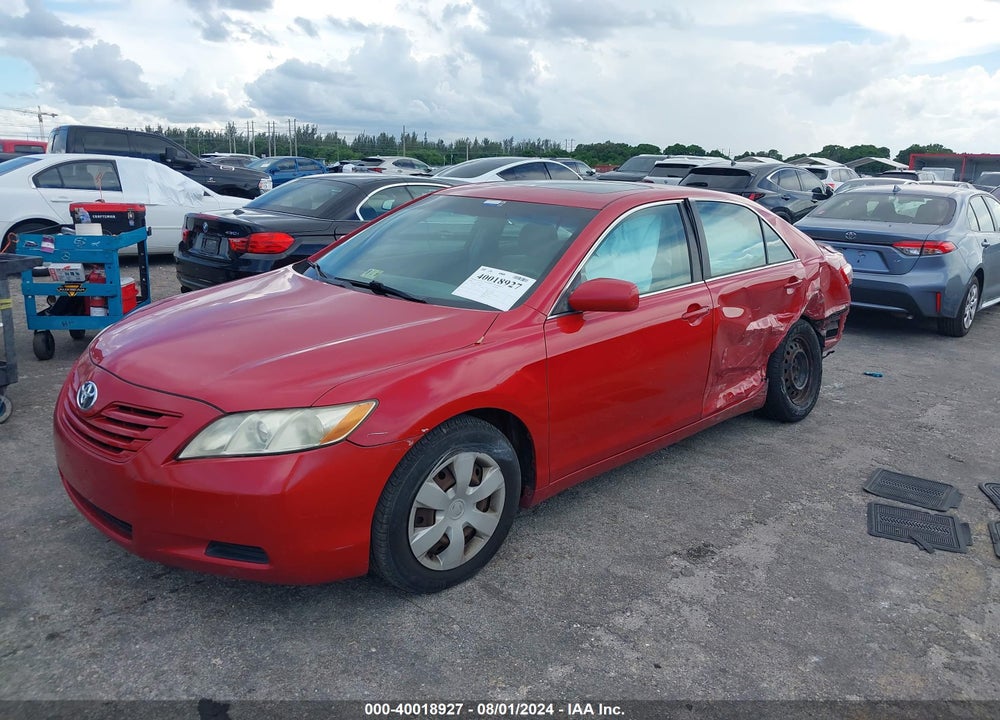 2008 TOYOTA CAMRY LE VIN: 4T1BE46K08U210446