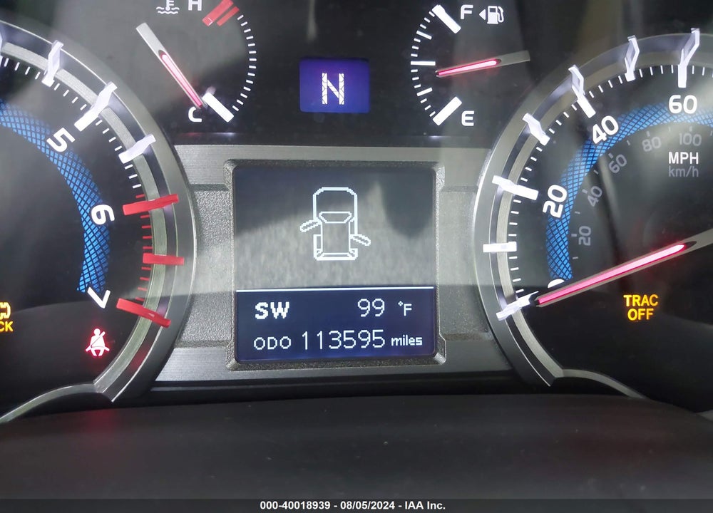 2019 TOYOTA 4RUNNER SR5 PREMIUM VIN: JTEZU5JR5K5195181