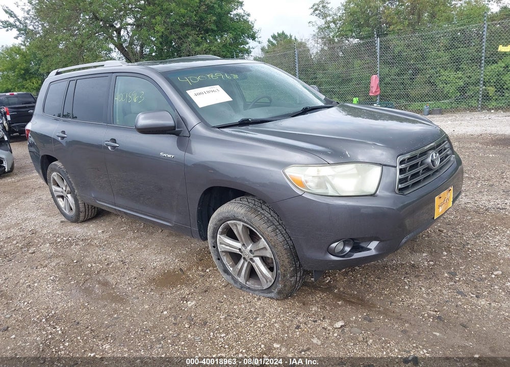 2008 TOYOTA HIGHLANDER SPORT VIN: JTEES43A282070803
