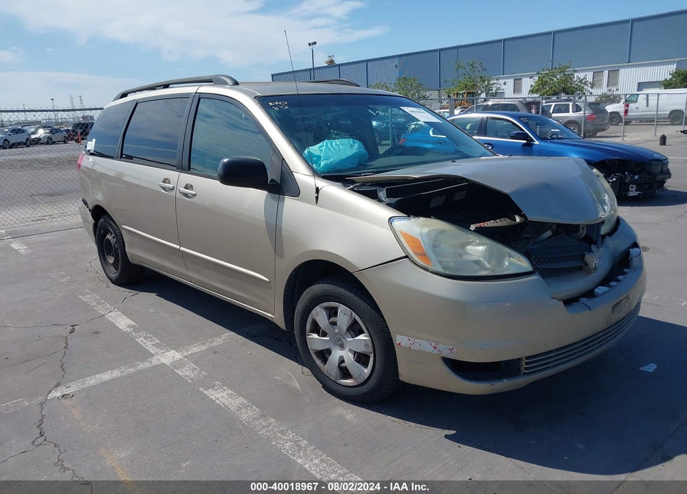 2004 TOYOTA SIENNA LE VIN: 5TDZA23C74S112481