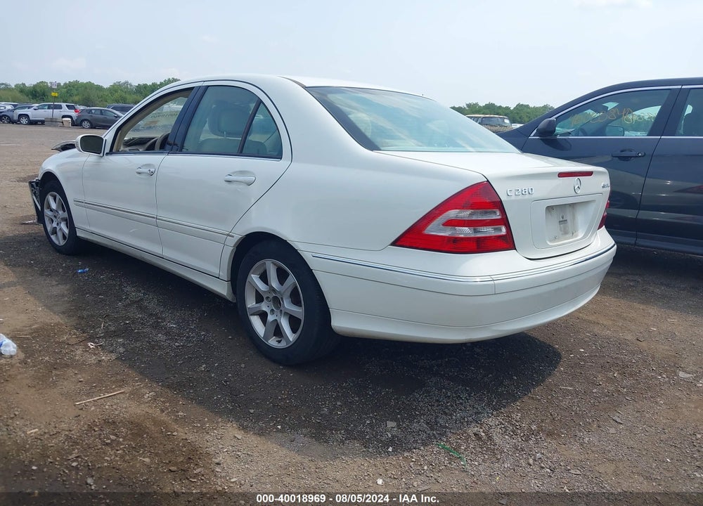 2007 MERCEDES-BENZ C 280 LUXURY 4MATIC VIN: WDBRF92H97F908143