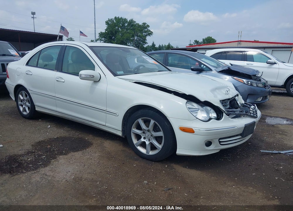 2007 MERCEDES-BENZ C 280 LUXURY 4MATIC VIN: WDBRF92H97F908143