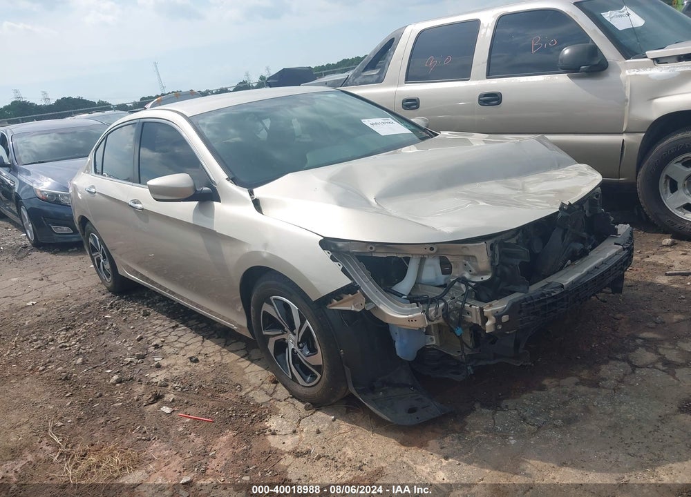 2016 HONDA ACCORD LX VIN: 1HGCR2F35GA119510