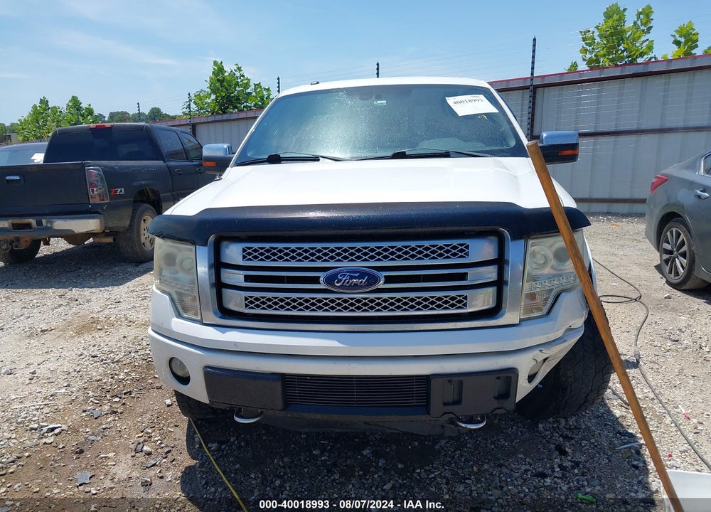 2013 FORD F-150 PLATINUM VIN: 1FTFW1EF8DFD26174