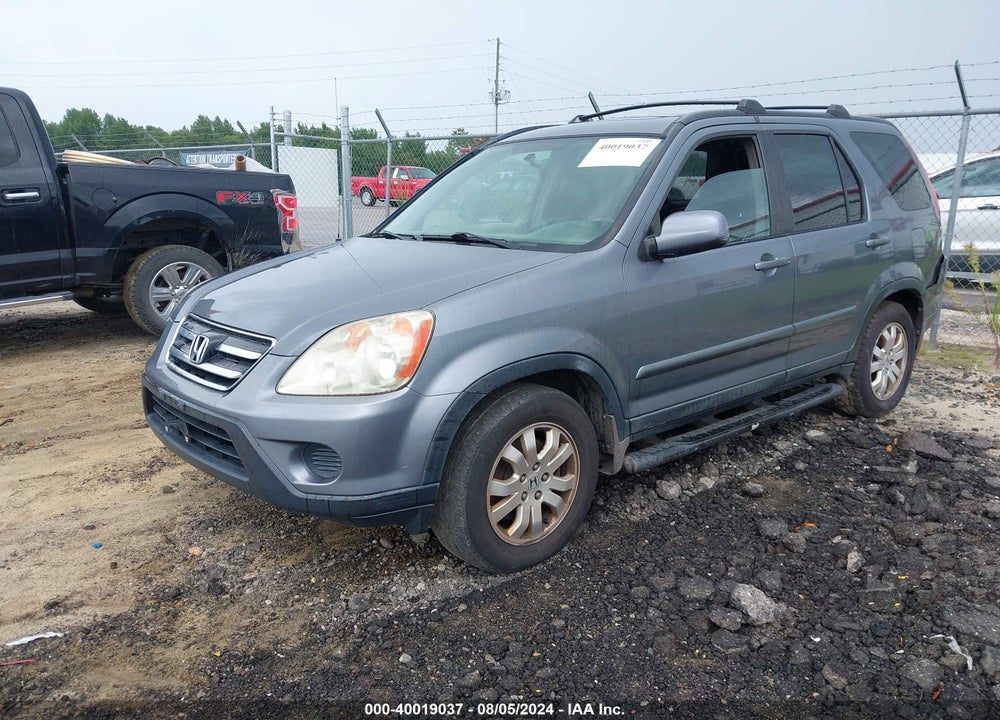 2006 HONDA CR-V SE VIN: SHSRD78926U410129