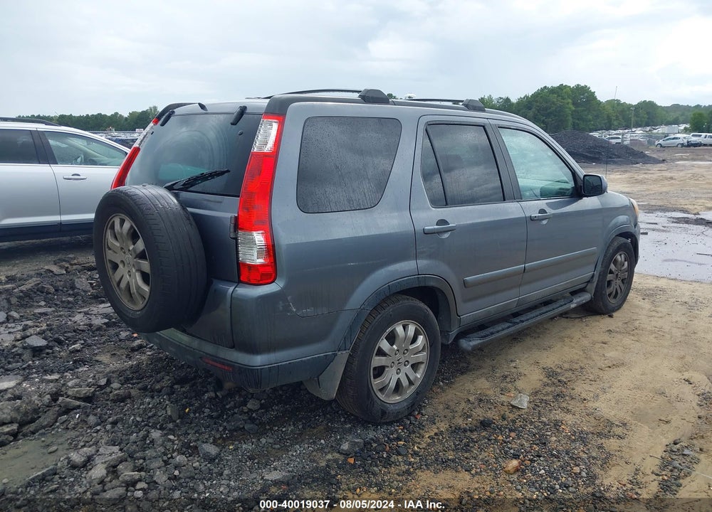 2006 HONDA CR-V SE VIN: SHSRD78926U410129