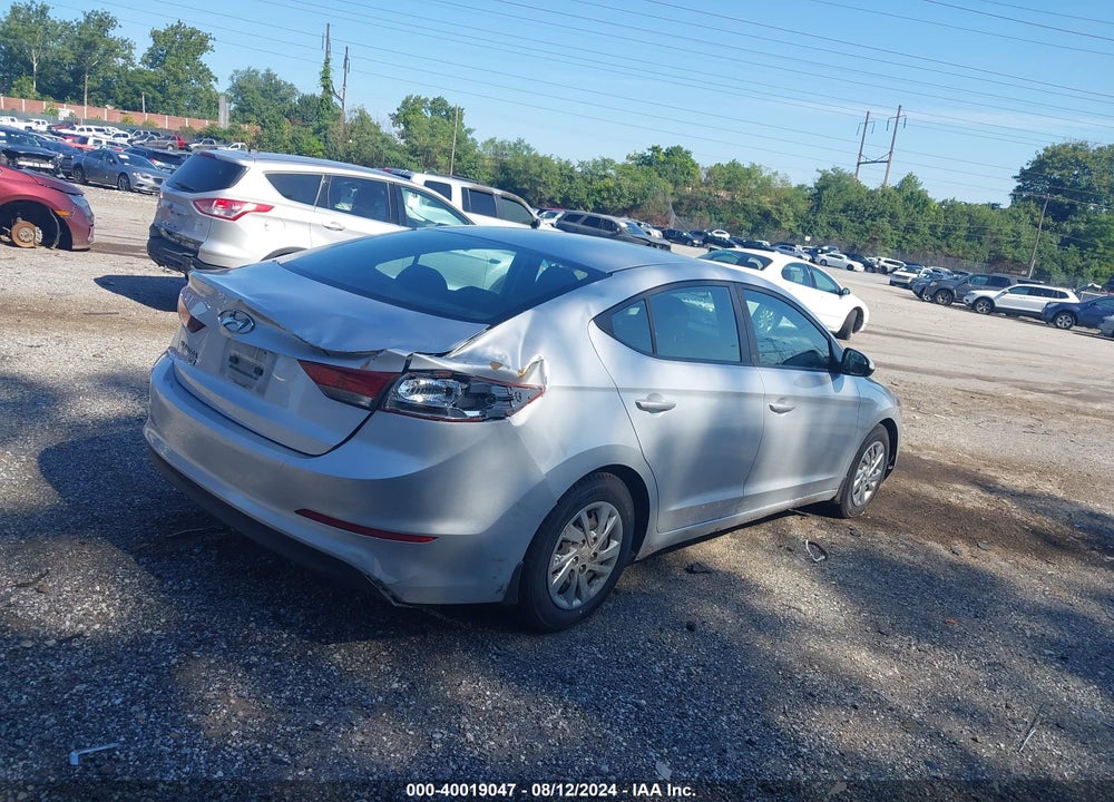 2018 HYUNDAI ELANTRA SE VIN: KMHD74LF1JU563018