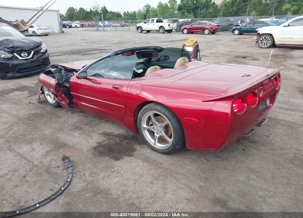 2001 CHEVROLET CORVETTE VIN: 1G1YY32G315102297