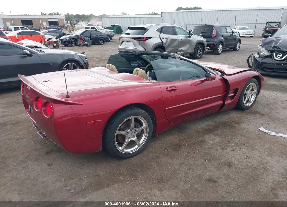2001 CHEVROLET CORVETTE VIN: 1G1YY32G315102297