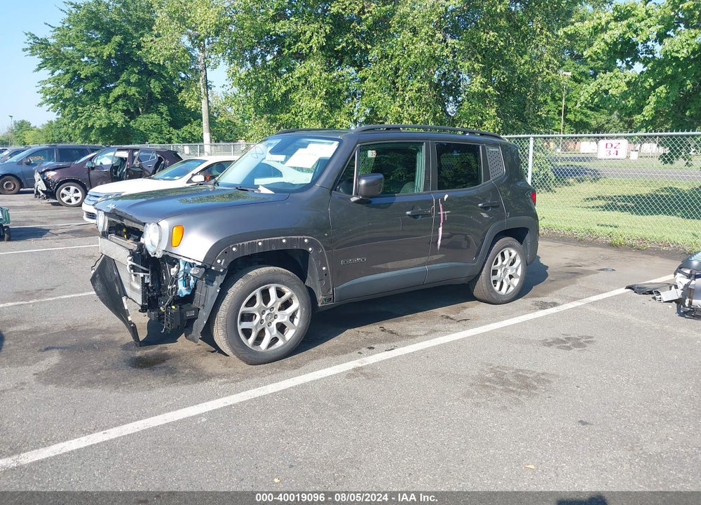 2017 JEEP RENEGADE LATITUDE 4X4 VIN: ZACCJBBB8HPE44236