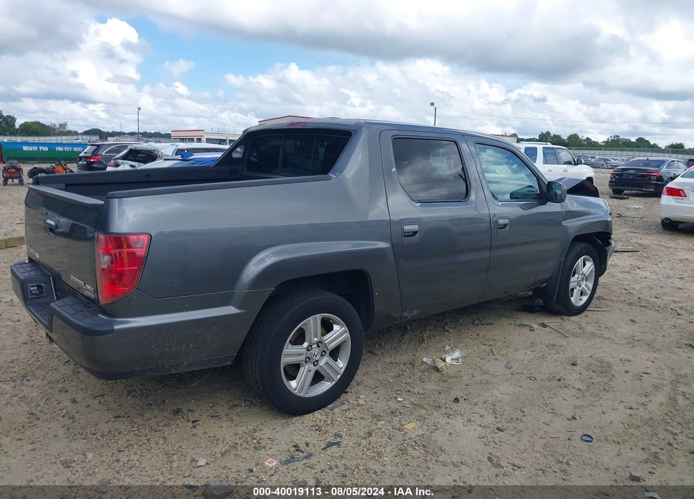 2011 HONDA RIDGELINE RTL VIN: 5FPYK1F52BB006982