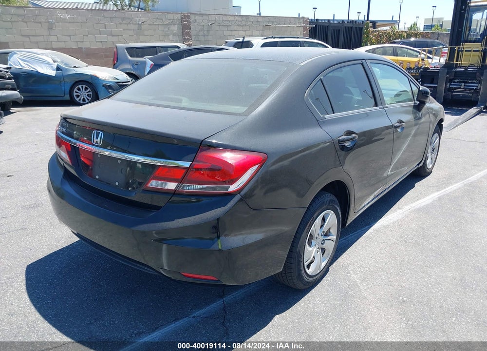 2015 HONDA CIVIC LX VIN: 19XFB2F55FE234430