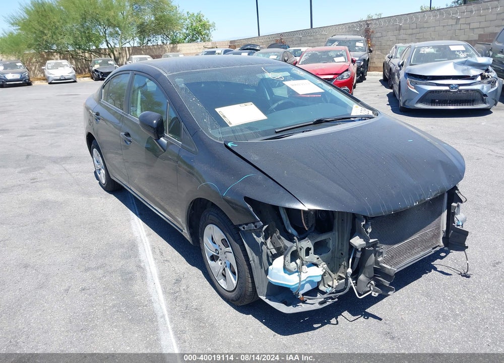 2015 HONDA CIVIC LX VIN: 19XFB2F55FE234430