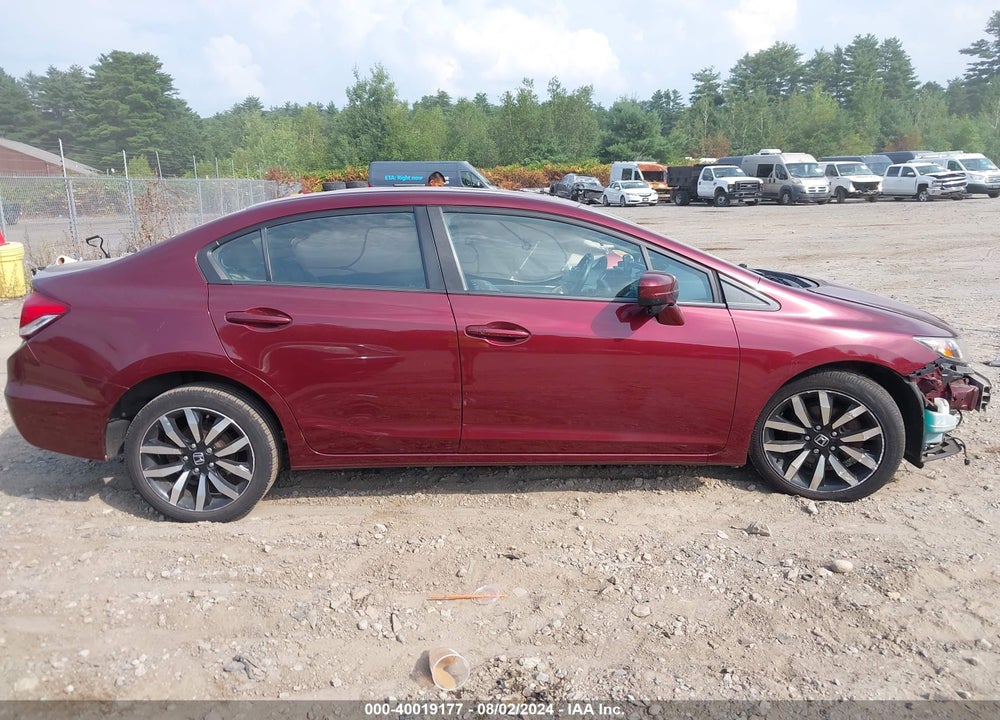2014 HONDA CIVIC EX-L VIN: 2HGFB2F91EH516944