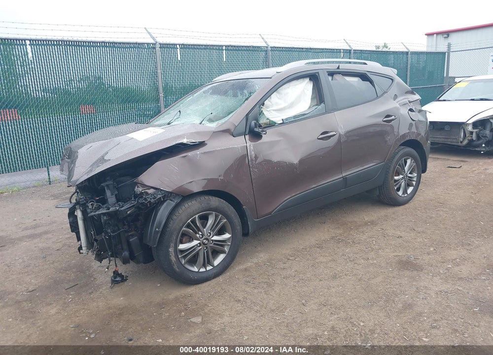 2014 HYUNDAI TUCSON SE VIN: KM8JUCAG8EU798328