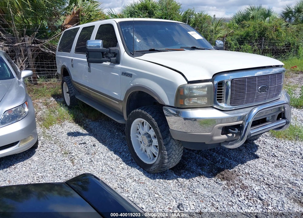 2002 FORD EXCURSION LIMITED VIN: 1FMNU42L82EC84696