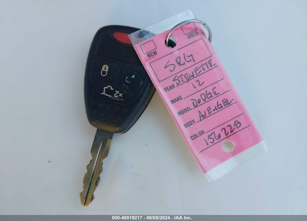 2012 DODGE AVENGER SXT VIN: 1C3CDZCB9CN156228