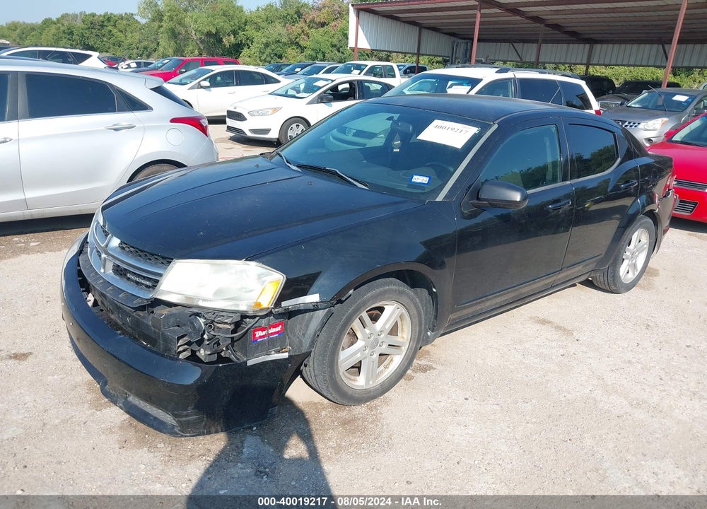 2012 DODGE AVENGER SXT VIN: 1C3CDZCB9CN156228