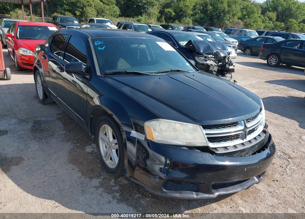 2012 DODGE AVENGER SXT VIN: 1C3CDZCB9CN156228
